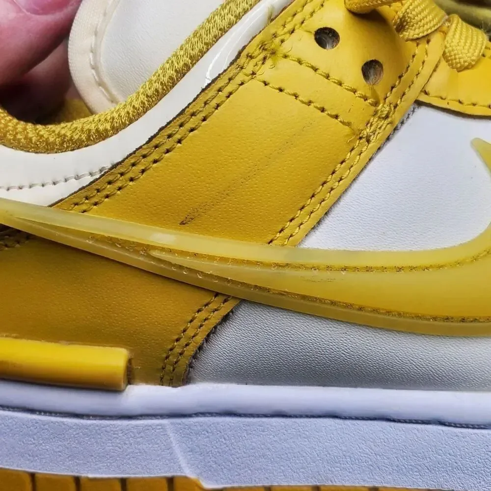 Size 7 - Nike Dunk Twist Low Vivid Sulfur/Coconut Milk Sneakers Shoes